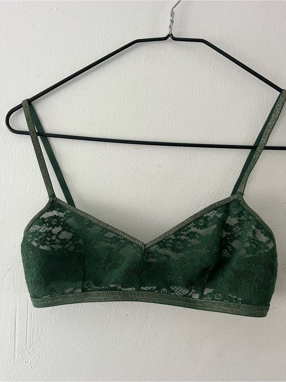 Set of 2 aerie sheer lace bralettes